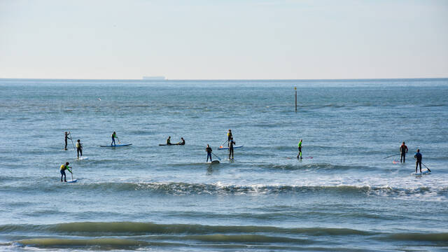 Stehpaddeln in Wimereux