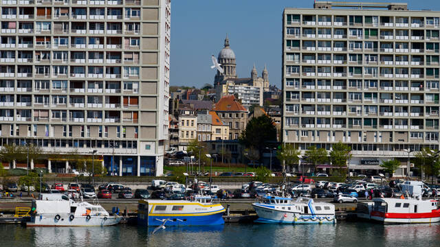 Vue générale de Boulogne-sur-Mer