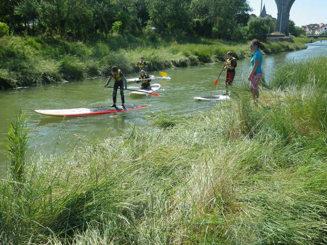 Kayak et Paddle en mer